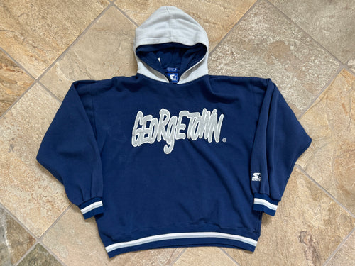 Vintage Georgetown Hoyas Starter College Sweatshirt, Size XL
