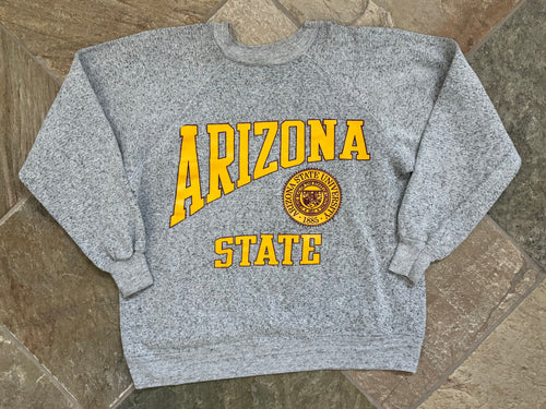Vintage Arizona State Sun Devils College Sweatshirt, Size Large