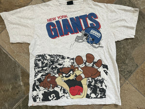 Vintage New York Giants Taz Looney Tunes Football TShirt, Size XL