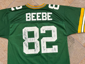 Vintage Green Bay Packers Don Beebe Logo Athletic Football Jersey, Size Medium