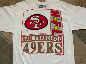 Vintage San Francisco 49ers Logo 7 Football TShirt, Size Large