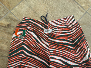 Vintage Miami Hurricanes Zubaz College Pants, Size Medium