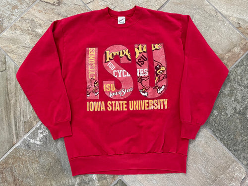 Vintage Iowa State Cyclones College Sweatshirt, Size XL