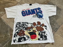 Load image into Gallery viewer, Vintage New York Giants Taz Looney Tunes Football TShirt, Size XL