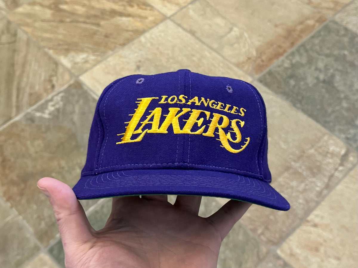 Vintage Los Angeles Lakers Sports Specialties Script Snapback 