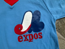 Load image into Gallery viewer, Vintage Montreal Expos Sand Knit Baseball Jersey, Size Youth Medium, 8-10