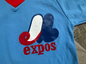 Vintage Montreal Expos Sand Knit Baseball Jersey, Size Youth Medium, 8-10