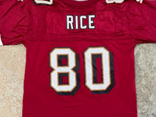 Load image into Gallery viewer, Vintage San Francisco 49ers Jerry Rice Starter Football Jersey, Size Youth Medium, 10-12