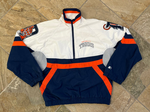 Vintage Detroit Tigers Starter Windbreaker Baseball Jacket, Size Medium
