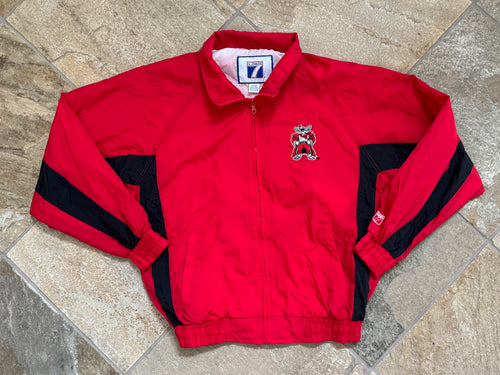 Vintage UNLV Runnin’ Rebels Logo 7 Windbreaker College Jacket, Size Large