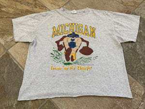 Vintage Michigan Wolverines Taz Artex College Football TShirt, Size XL