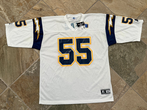 Vintage San Diego Chargers Junior Seau Starter Football Jersey, Size 52, XL-XXL