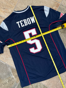 New England Patriots Tim Tebow Nike Football Jersey, Size Medium