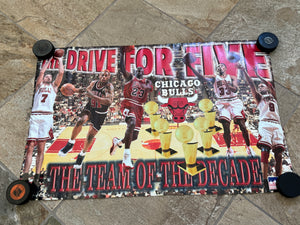 Vintage Chicago Bulls Drive for Five Starline Basketball Poster