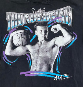 Vintage Phoenix Suns Dan Majerle Thunder Nine Basketball TShirt, Size Large