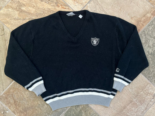 Vintage Los Angeles Raiders Starter Sweater Football Sweatshirt, Size XL