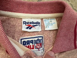 Vintage San Francisco 49ers Reebok Polo Football TShirt, Size Small