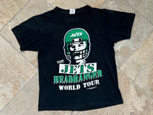 Load image into Gallery viewer, Vintage New York Jets Headbanger Tour Football TShirt, Size Large