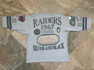 Vintage Los Angeles Raiders Long Gone Football TShirt, Size XL