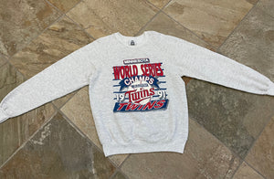 Vintage Minnesota Twins 1991 World Series Baseball Sweatshirt, Size Large