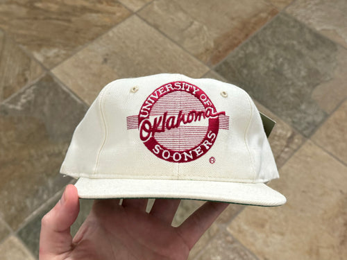 Vintage Oklahoma Sooners The Game Circle Logo Snapback College Hat