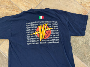 Vintage Golden State Warriors Italian Heritage Night Basketball TShirt, Size XL