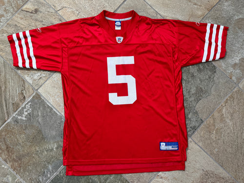 Vintage San Francisco 49ers Jeff Garcia Reebok Football Jersey, Size XXL
