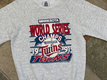 Load image into Gallery viewer, Vintage Minnesota Twins 1991 World Series Baseball Sweatshirt, Size Large