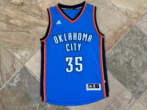 Oklahoma City Thunder Kevin Durant Adidas Basketball Jersey, Size Small
