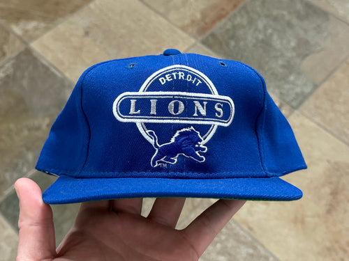 Vintage Detroit Lions Sports Specialties Circle Logo Snapback Football Hat