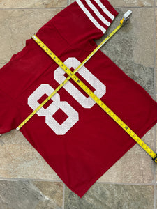 Vintage San Francisco 49ers Jerry Rice Sand Knit Football Jersey, Size Large