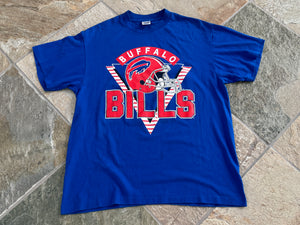 Vintage Buffalo Bills Trench Football TShirt, Size Large