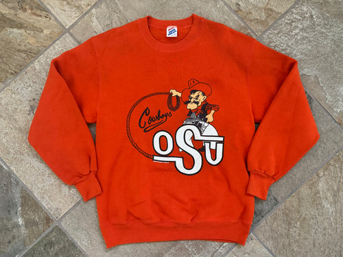 Vintage Oklahoma State Cowboys College Sweatshirt, Size Medium