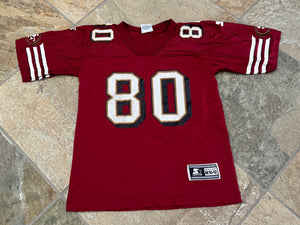 Vintage San Francisco 49ers Jerry Rice Starter Football Jersey, Size Youth Medium, 10-12