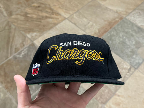 Vintage San Diego Chargers Sports Specialties Script Snapback Football Hat
