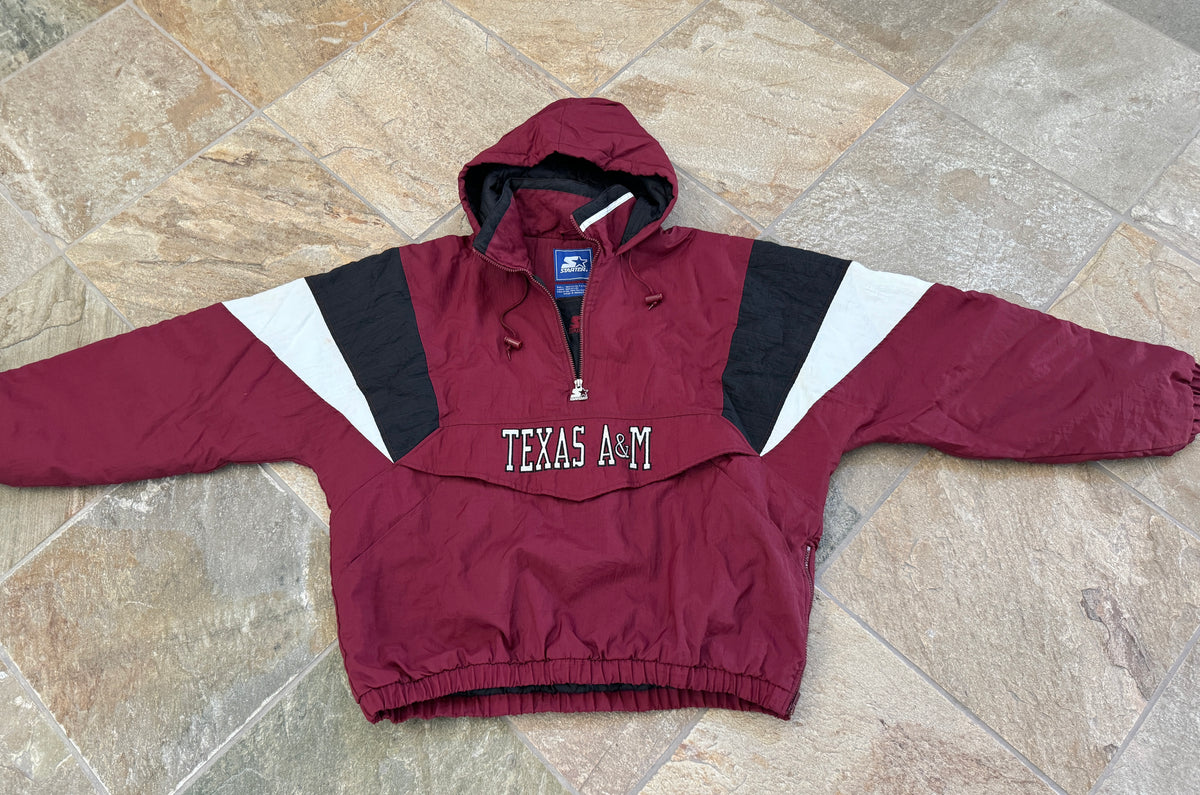 Vintage Texas A&M Aggies Starter Parka College Jacket, Size XL 