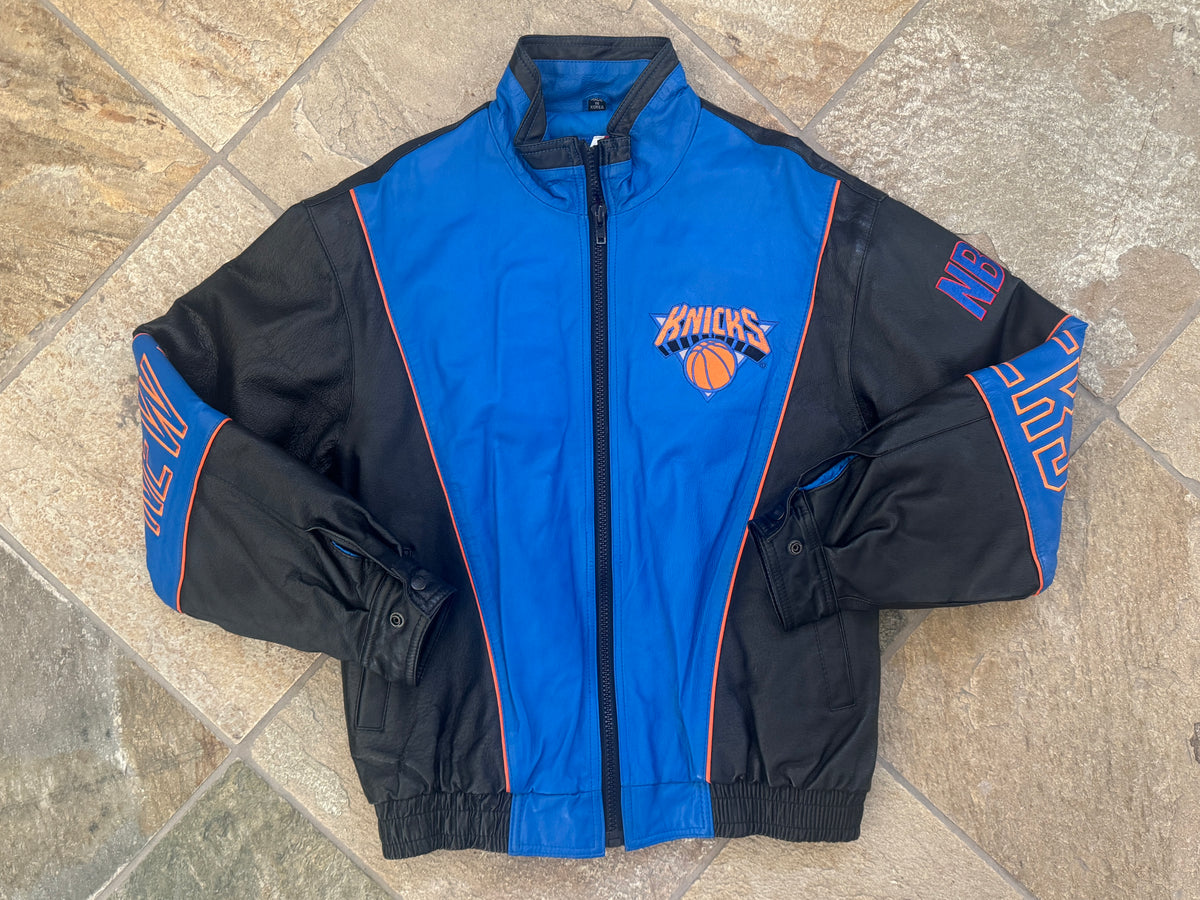 Pro Player ニューヨーク・ニックス レザージャケット Vintage New York Knicks Pro Player Leather Basketball Jacket, Size