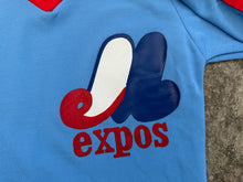 Load image into Gallery viewer, Vintage Montreal Expos Sand Knit Baseball Jersey, Size Youth Small, 6-8