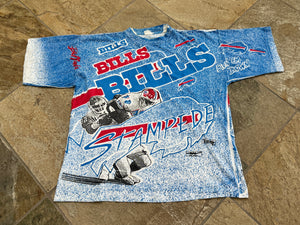 Vintage Buffalo Bills Magic Johnson Tees Football TShirt, Size XL