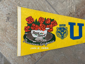 Vintage UCLA Bruins 1984 Rose Bowl College Football Pennant