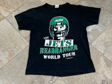 Load image into Gallery viewer, Vintage New York Jets Headbanger Tour Football TShirt, Size Large