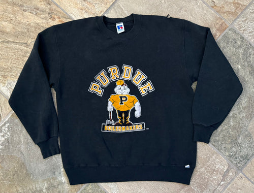 Vintage Purdue Boilermakers Russell College Sweatshirt, Size Large