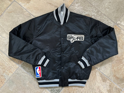 Vintage San Antonio Spurs Starter Satin Basketball Jacket, Size Medium