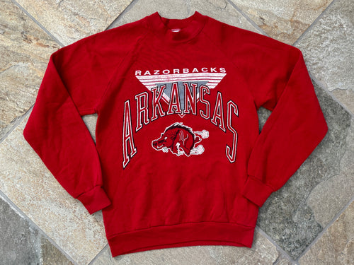 Vintage Arkansas Razorbacks College Sweatshirt, Size Medium