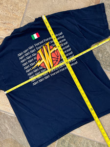 Vintage Golden State Warriors Italian Heritage Night Basketball TShirt, Size XL