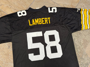 Vintage Pittsburgh Steelers Jack Lambert Reebok Football Jersey, Size Large