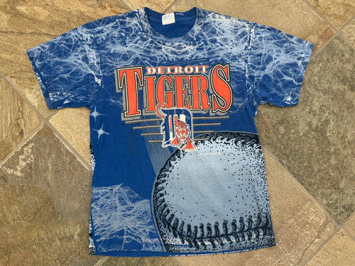 Vintage Detroit Tigers Henry Aaron Baseball TShirt, Size Large