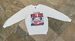 Vintage Minnesota Twins 1991 World Series Baseball Sweatshirt, Size Large