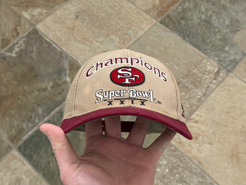 Vintage San Francisco 49ers Super Bowl XXIX Logo Athletic Snapback Football Hat