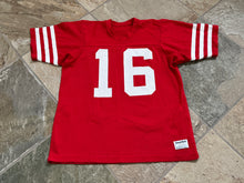 Load image into Gallery viewer, Vintage San Francisco 49ers Joe Montana Sand Knit Football Jersey, Size Large